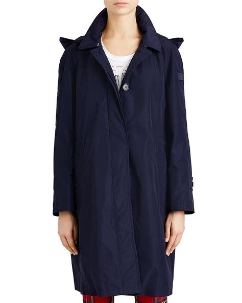 tringford hooded parka burberry|Burberry Tringford Raincoat Women .